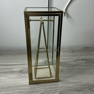 COPY - Terrace Brass & Glass Jewelry Stand